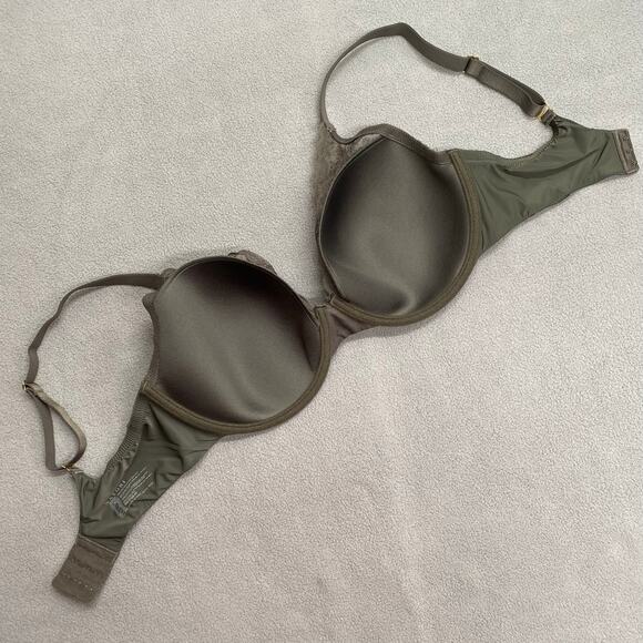 Natori Avail Full Fit Convertible Bra 36DDD Lace 741258 Grey - Picture 4 of 9